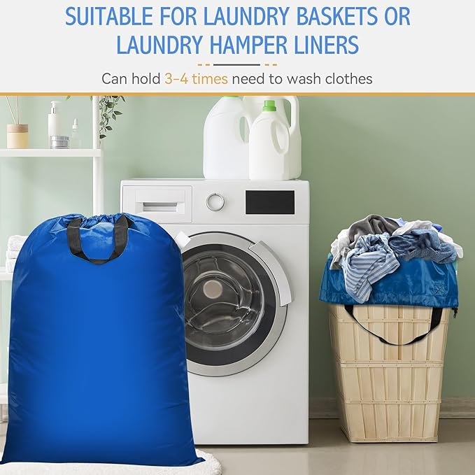 Extra Large Laundry Bag With Handles, Heavy Duty, Travel Laundry Bag - Image 5