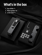Key Organizer Key Holder Compact Key Case Minimalist Metal Key Chain Key Holder - Image 7