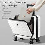 16 Inch Carry On Luggage with 2 Compartments - Image 2