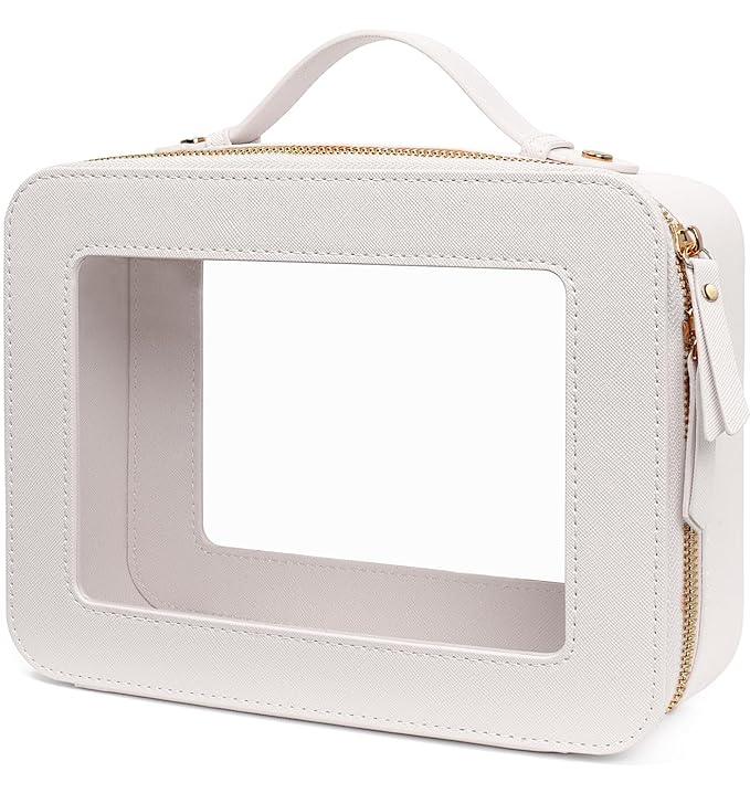 LETGO Clear Makeup Bags, TSA Approved Toiletry Bag by LETGO