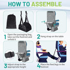 Lefeke Airplane Foot Hammock, Adjustable Foot Hammock - Image 7