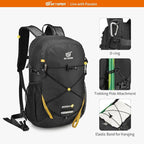 SKYSPER Small Hiking Daypack, 20L Lightweight Travel Backpacks Day Hike Pack - Image 4