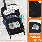Neck Wallet for Travel, Passport Holder Neck Pouch for Men Women - Image 2