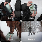 SÄKER Portable Dog Water Bottle, Collapsible Water Bottle - Image 3