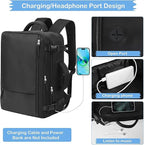 Hanples Travel Backpack for Women Men Large Carry On Person Item Flight - Image 7