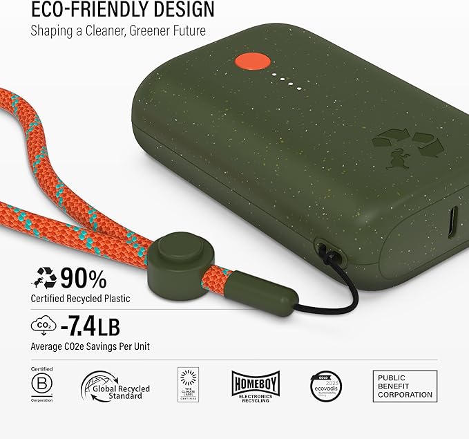 Nimble Champ Portable Charger, 000mAh Power Bank Fast Charging, 20W Dual USB-C - Image 7