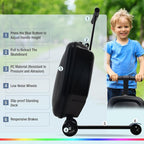 20" Scooter Suitcase for Kids, 2-in-1 Ride On Luggage - Image 4