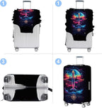 Luggage Cover Washable Suitcase Protector Anti-scratch Suitcase cover Fits - Image 4