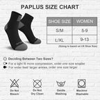PAPLUS Ankle Compression Socks for Women 6 Pairs, Running Athletic Socks - Image 2