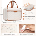 Travel Toiletry Bag for Women Hanging Travel Toiletry Organizer for Full-sized - Image 5