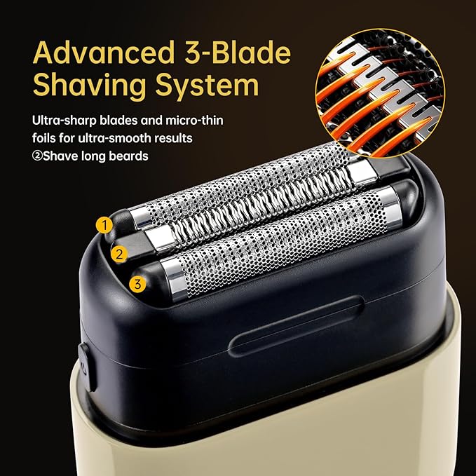 Mini Steel Electric Foil Shavers - Image 4