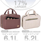 NISHEL Travel Toiletry Bag for women, Portable Hanging Organizer for - Image 3