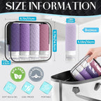 Travel Bottles for Toiletries, TSA Approved Silicone Travel Size Containers for - Image 3