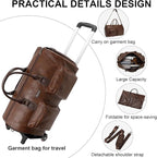 Modoker Rolling Garment Bag for Travel Wheeled Duffel Bag Luggage Suit Travel - Image 4