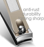 8-Piece Manicure Pedicure Set-Stainless Steel Nail Clippers Toenail Fingernail - Image 3
