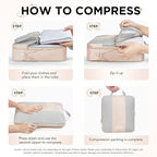 10 Set Compression Packing Cubes - Image 3