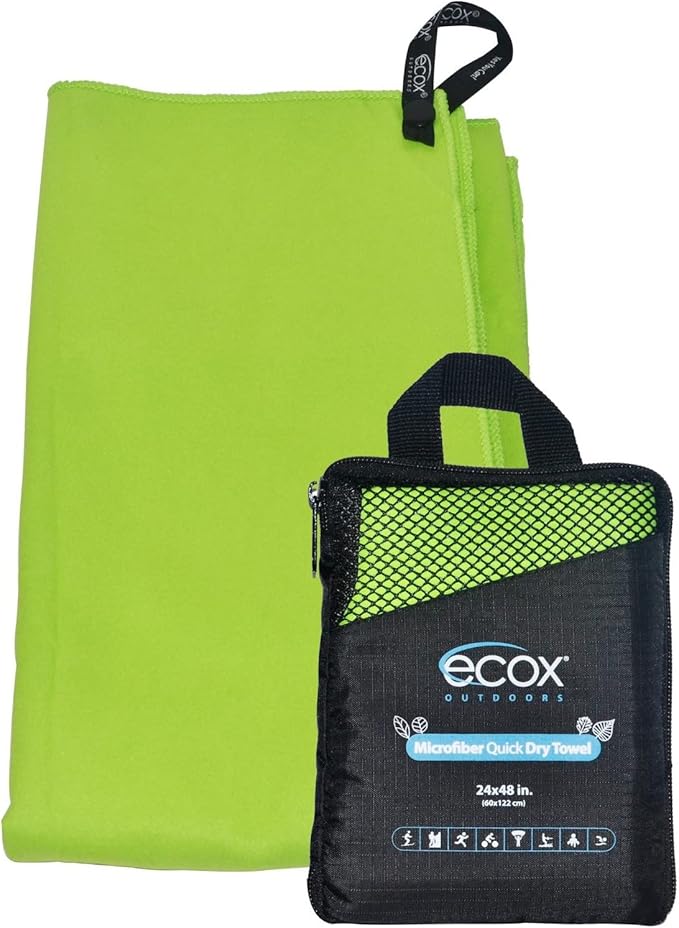 Outdoors Microfiber Towel Fast Drying Soft Feel Fast Action Drying by ecox