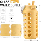MUKOKO 64oz Glass Water Bottles - Image 3