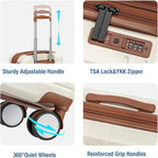 KYME Carry On Luggage 22x14x9 Airline Approved - Image 4
