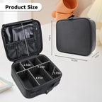 Travel Makeup Bag Makeup Cosmetic Train Case Organizer Portable Storage Bag - Image 6