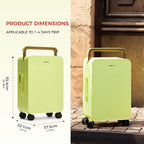 TUPLUS 20” Carry-On Hardside Luggage Lightweight ABS Travel Suitcase - Image 6