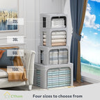 4 Pack Clothes Storage Bins - Image 4