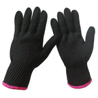 Lessmon 2 Professional Heat Resistant Gloves for Hair Styling Heat Blocking for Curling, Flat Iron and Curling Wand Suitable for Left and Right Hands