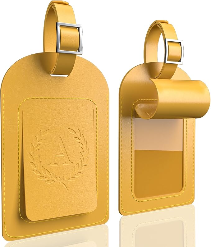 FESAS 3 Pack A-Z Alphabet Luggage Tags - Image 2