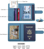 Melsbrinna Unisex-Adults RFID Blocking Travel Passport Cover/Case, Cute - Image 3
