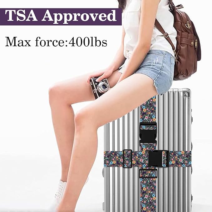 Luggage Straps for Suitcases TSA Approved, Luggage Identifiers for Suitcase - Image 4