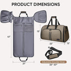 BALEINE Convertible Garment Bag - Image 2