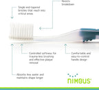 NIMBUS Extra Soft Toothbrushes, Periodontist Design Tapered Bristles - Image 3