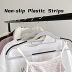50 Pack Plastic Clothes Hangers Non Slip - Image 5