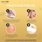 Lighten-Up Skin brightening Serum, 1 Fl oz / 30 ml, for Face, Armpits, Hands, Knees and Body, with Argan Oil and Shea Butter