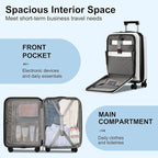 Expandable Carry On Luggage Airline Approved, 20 Inch Lightweight ABS+PC Hard - Image 4