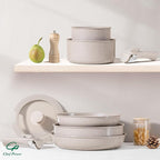 Chef Power Ceramic Nonstick Pots and Pans Set 19 Piece - Image 8