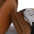 Oirlv Premium Leather Watch Roll Travel Case 3-Slot Watch Box - Image 7