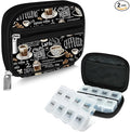Serfeymi Weekly Travel Pill Organizer Pill Case by Serfeymi