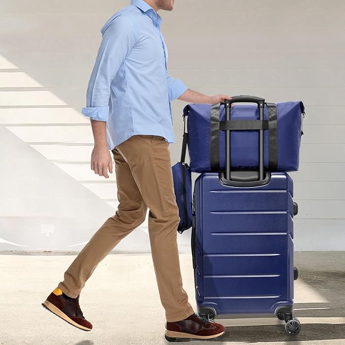 Hoteel Luggage Sets 5 Piece, ABS+PC Hard Shell Expandable Suitcases - Image 9