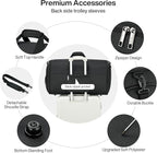 MILADA Convertible 2-in-1 Garment Duffel Weekender Bag Carry On Garment Bags - Image 6
