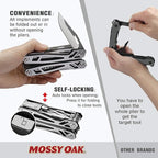 MOSSY OAK Multitool, 21-in-1 Stainless Steel Pocket Knife - Image 3