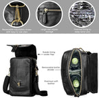 Leather Wine Bag & Wine Tumblers Set. Wine Gifts - Image 4