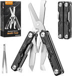 BIBURY Mini Keychain Multitool Scissors B12062B, 9 in 1 Multitool EDC Scissors - Image 9