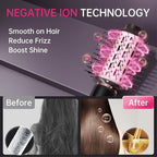 SKIMI 110,000 RPM Brushless Motor Hair Dryer Brush - 5 Muti-Styler for Fast Drying, Curling, Volumizing & Straightening | High-Speed Hot Air Brush for All Hair Types(Black & Blush Red)
