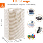 Lifewit 2 Pack Laundry Hamper Large Collapsible Laundry Baskets, Freestanding - Image 3
