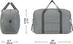 Narwey Foldable Carry on Luggage 22x14x9 Airline Approved Duffle Bag - Image 4