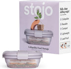 STOJO Collapsible Sandwich Box – 24oz, Reusable Food Storage Container by stojo