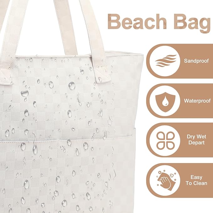 Waterproof Beach Tote Pool Bags - Image 4