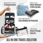VENTURE 4TH Hanging Travel Toiletry Bag - Image 5
