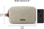 BAGSMART Toiletry Bag for Men, Canvas Travel Toiletry Organizer Dopp Kit - Image 6